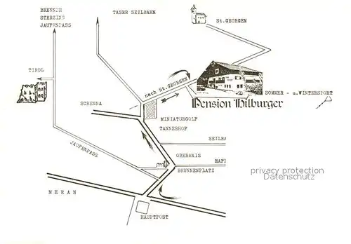 AK / Ansichtskarte Bozen Suedtirol Pension Hilburger Kat. Bozen Suedtirol