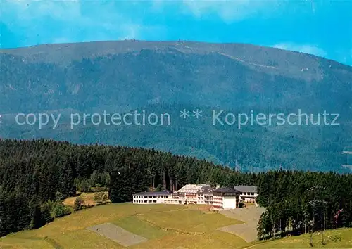 AK / Ansichtskarte Saig Schwarzwald Sporthotel Saigerhoeh Fliegeraufnahme Kat. Lenzkirch