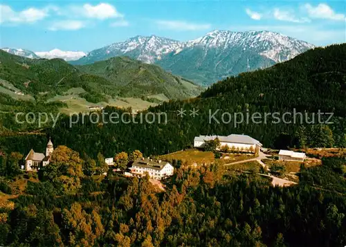 AK / Ansichtskarte Maria Eck Gesamtansicht mit Alpenpanorama Kat. Siegsdorf