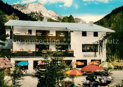 AK / Ansichtskarte Maria Gern Gaststaette Cafe Theresienklause Berchtesgadener Alpen Kat. Berchtesgaden