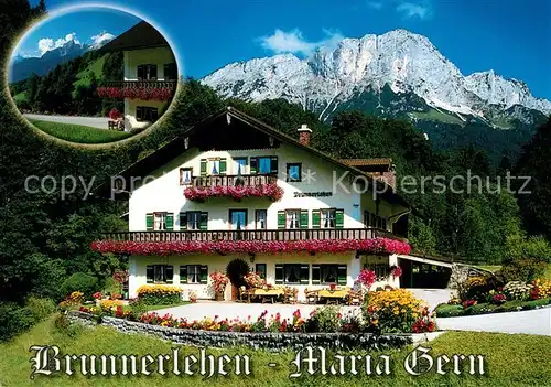 AK / Ansichtskarte Maria Gern Gaestehaus Brunnerlehen Berchtesgadener Alpen Kat. Berchtesgaden