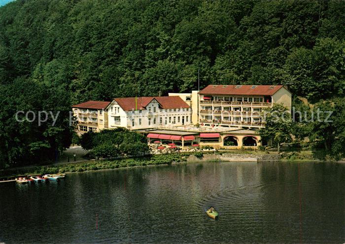 AK / Ansichtskarte Bad Lauterberg Wiesenbeker Teich mit Campingplatz