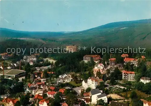 AK / Ansichtskarte Braunlage Heilklimatischer Hoehenluftkurort Fliegeraufnahme Kat. Braunlage Harz