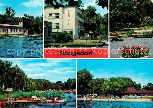 AK / Ansichtskarte Rangsdorf Seebad Casino Rangsdorfer See Hotel Freibad Campingplatz Kat. Rangsdorf