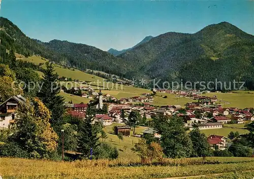 AK / Ansichtskarte Reit Winkl mit Endfelden und Duerrnbachhorn Chiemgauer Alpen Kat. Reit im Winkl