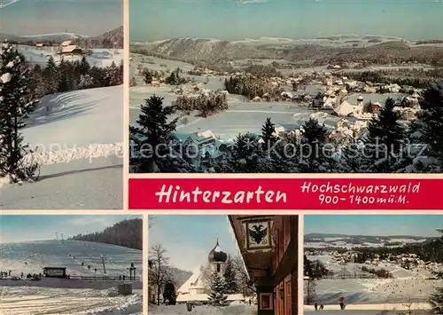 AK / Ansichtskarte Hinterzarten Winterpanorama Kurort im Schwarzwald Kat. Hinterzarten