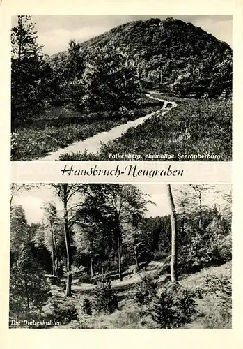 AK / Ansichtskarte Neugraben Hausbruch Falkenberg ehemalige Seeraeuberburg Diebeskuhlen Landschaftspanorama Kat. Hamburg