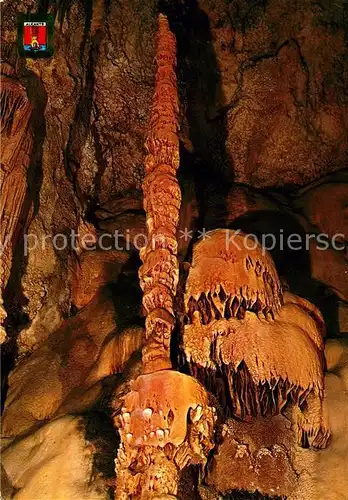 Hoehlen Caves Grottes Alicante Busot Cuevas de Canalobre Palmera y Medusas de Mar  Kat. Berge