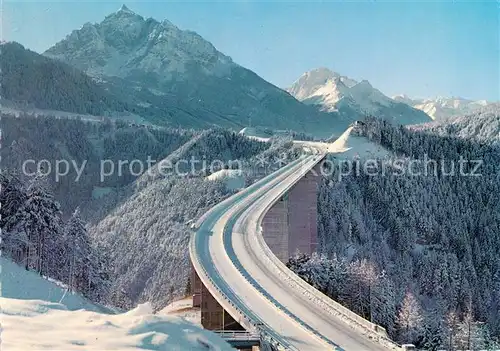 Autobahn Brenner Europabruecke Serles Habicht  Kat. Autos
