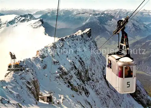 Seilbahn Tiroler Zugspitzbahn Zugspitzplatt  Kat. Bahnen