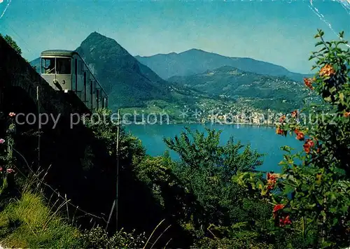 Zahnradbahn Lugano Funicolare  Kat. Bergbahn
