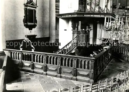 Maasluis Grote Kerk Kanzel Kat. Niederlande