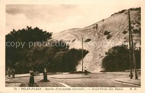 AK / Ansichtskarte Pilat Plage Bassin dArcachon Rond Point des Dunes