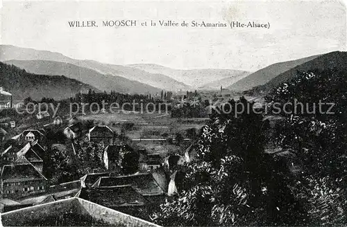 Moosch Haut Rhin Alsace et la Vallee de St Amarins Kat. Moosch