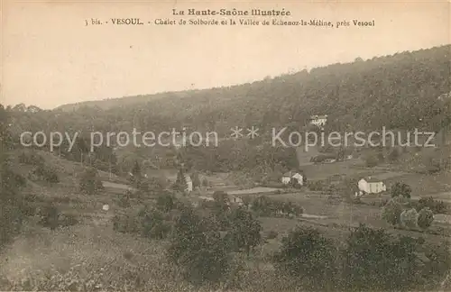Vesoul Haute Saone Chalet de Solborde et la Vallee de Chenoz la Meline Kat. Vesoul