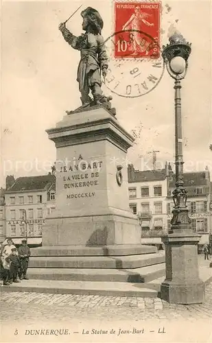 Dunkerque La Statue de Jean Bart Kat. Dunkerque