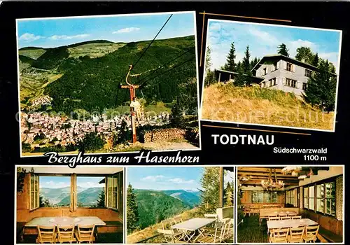 AK / Ansichtskarte Todtnau Berghaus zum Hasenhorn Sessellift Kat. Todtnau