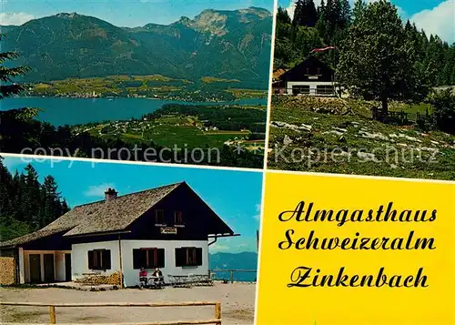 AK / Ansichtskarte Zinkenbach Almgasthaus Schweizeralm zum singenden Wirt