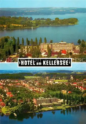AK / Ansichtskarte Malente Gremsmuehlen Fliegeraufnahme Hotel am Kellersee Kat. Malente