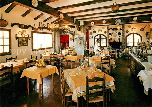 AK / Ansichtskarte Tossa de Mar Castell Vell Restaurant Kat. Costa Brava