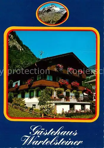 AK / Ansichtskarte Mayrhofen Zillertal Gaestehaus Wartelsteiner Kat. Mayrhofen