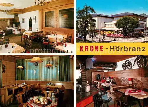 AK / Ansichtskarte Hoerbranz Restaurant Krone Kat. Hoerbranz