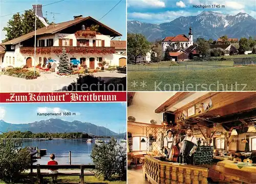 AK / Ansichtskarte Breitbrunn Chiemsee Restaurant zum Koniwirt Kat. Breitbrunn a.Chiemsee