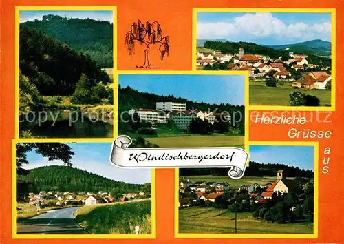 AK / Ansichtskarte Windischbergerdorf Teilansichten Landschaftspanorama Kat. Cham