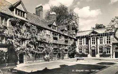 AK / Ansichtskarte Oxford Oxfordshire St. Edmund Hall Kat. Oxford