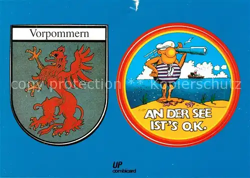 AK / Ansichtskarte Wappen Vorpommern  Kat. Heraldik