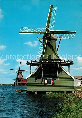AK / Ansichtskarte Windmuehle Holland Specerijmolen De Huisman Zaandam Kat. Gebaeude und Architektur