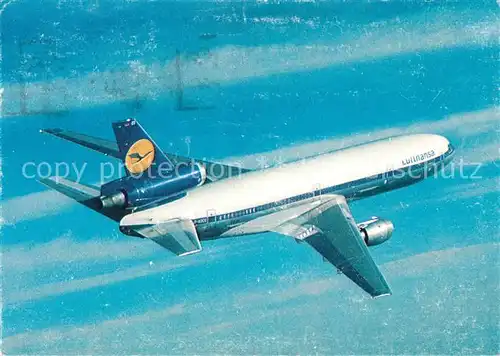 AK / Ansichtskarte Lufthansa DC10  Kat. Flug