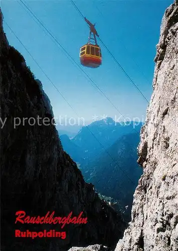 AK / Ansichtskarte Seilbahn Rauschberg Ruhpolding  Kat. Bahnen