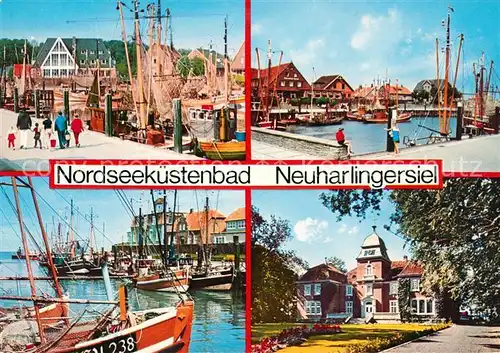 AK / Ansichtskarte Neuharlingersiel Hafen Sielhof Kat. Neuharlingersiel