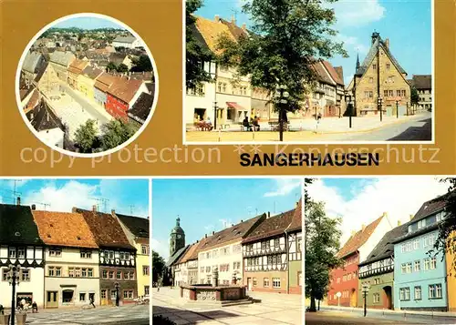 AK / Ansichtskarte Sangerhausen Suedharz Marktplatz Kat. Sangerhausen