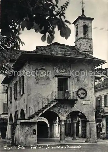 AK / Ansichtskarte Lago d Orta Palazzo Seicentesco Comunale