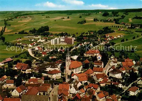 AK / Ansichtskarte Wurzach Bad Fliegeraufnahme Rheumaklinik Kat. Bad Wurzach