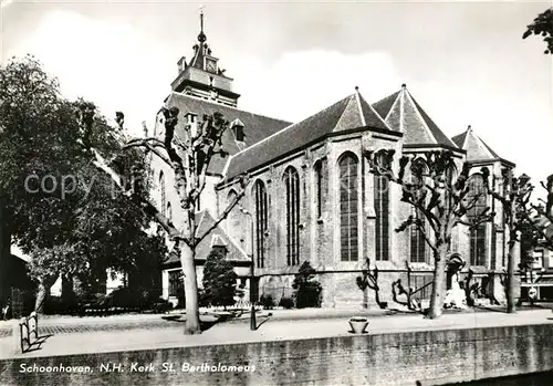 AK / Ansichtskarte Schoonhoven Kerk Sankt Bartolomeus