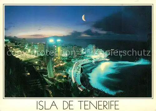 AK / Ansichtskarte Tenerife Abendstimmung Mondschein Kat. Islas Canarias Spanien