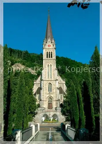 AK / Ansichtskarte Vaduz Liechtenstein Kathedrale Sankt Florin