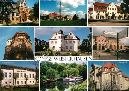 AK / Ansichtskarte Koenigs Wusterhausen Heimatmuseum Turm aerztehaus Amtsgericht  Kat. Koenigs Wusterhausen