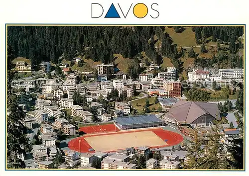 AK / Ansichtskarte Davos Platz GR Sportanlagen Eishalle Kat. Davos