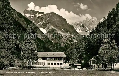 AK / Ansichtskarte Oytal Oytalhaus Schneck Himmelhorn Grosser Wilder Kat. Oberstdorf