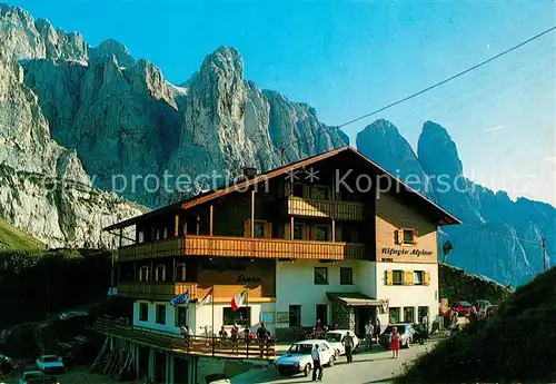 AK / Ansichtskarte Dolomiti Groednerjoch Berghaus Frara Sella Gruppe Kat. Italien