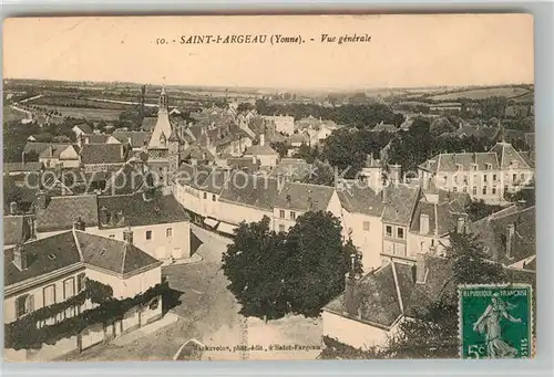 AK / Ansichtskarte Saint Fargeau Yonne Vue generale Kat. Saint Fargeau