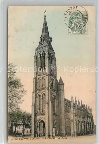 AK / Ansichtskarte Lesparre Medoc Eglise Notre Dame Kat. Lesparre Medoc