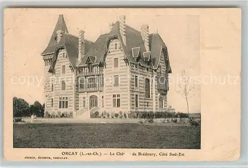 AK / Ansichtskarte Orcay Le Chateau de Bredoury  Kat. Orcay