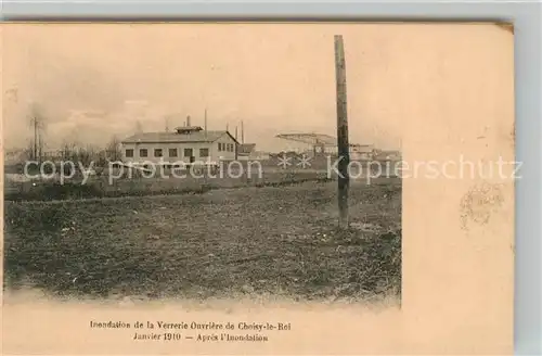 AK / Ansichtskarte Choisy le Roi Inondation de la Verrerie Ouvriere Kat. Choisy le Roi