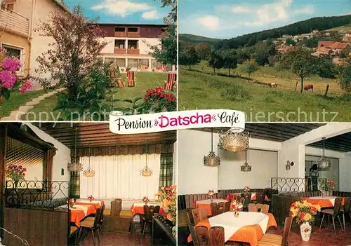 AK / Ansichtskarte Hassenroth Pension Datscha Cafe Landschaftspanorama Naturpark Odenwald Kat. Hoechst i. Odw.