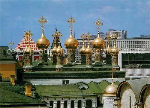 AK / Ansichtskarte Moskau Cupolas of Verkhospassky Kat. Russische Foederation